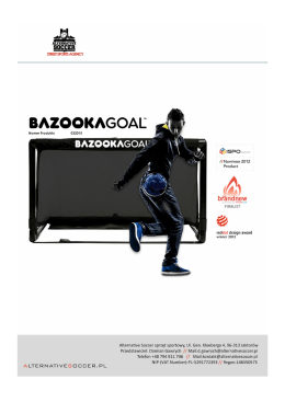 karta produktu bazooka goal