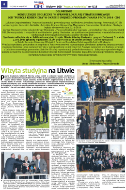 Wizyta studyjna na Litwie