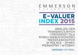 E-Valuer index 2015 - emmerson evaluation