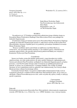 Treść skargi tutaj