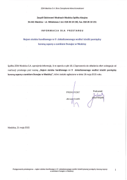 Zespół Elektrowni Wodnych Niedzica Spółka Akcyjna