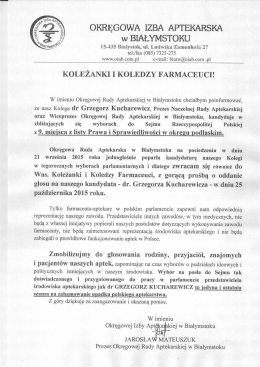 Okręgowa Izba Aptekarska w Białymstoku