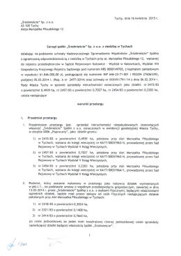 Tychy, dnia 16 kwietnia 2015 r.