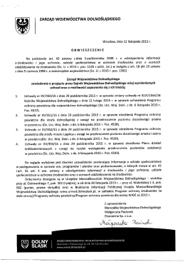 ZARZĄD WOJEWÓDZTWA DOLNOŚLĄSKIEGO