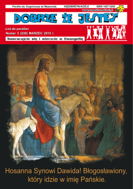 nr 3 (230) marzec 2015 - Parafia św. Eugeniusza de Mazenod w