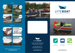 Smooth LyteBoating from Now On www.lyteboat.com lekka tylko 22