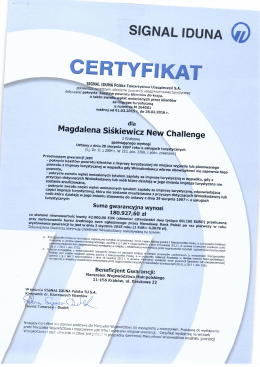 Gwarancja Ubezpieczeniowa