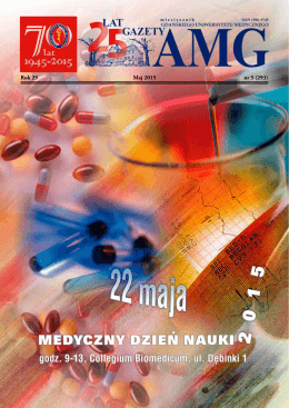 Gazeta AMG maj 2015 - Gdański Uniwersytet Medyczny