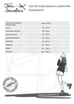 pobierz cennik - taka szwalnia