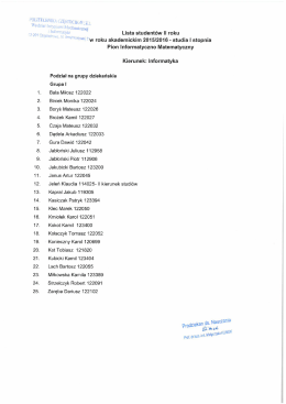 Listy student&oacute;w