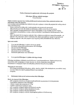 Pobierz ulotkę Efferalgan 500mg