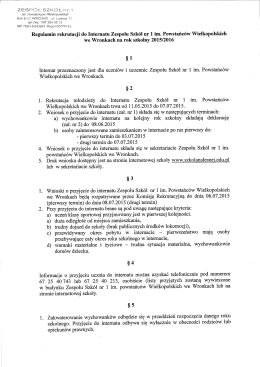 §1 - Zespół Szkół nr 1 im. Powstańców Wielkopolskich we Wronkach