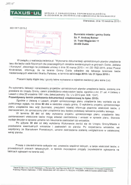 W związku z realizacją zadania pt.