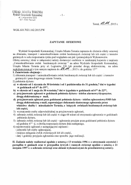Wydział Gospodarki Komunalnej - 1 ~
