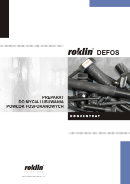 Roklin DEFOS - animatech.pl