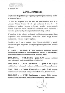 PLAN - Gmina Gorlice