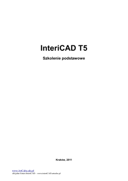 InteriCAD T5 Szkolenie podstawowe