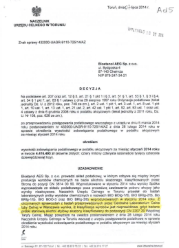 Dokumenty. - Bioetanol AEG sp. z oo