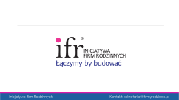 PDF: Prezentacja PL - Inicjatywa Firm Rodzinnych