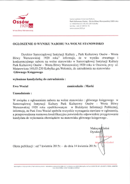 o s s &oacute;w Park Kulturowv Oss&oacute;w - Wrota Bitwy - E