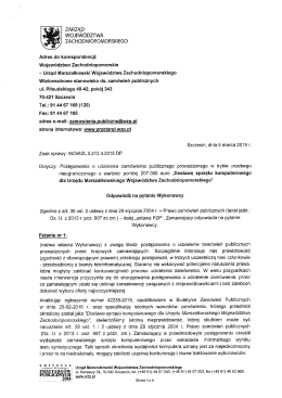 zARZĄo woJEWOthWA zAcHooNloPoMoRsnEso