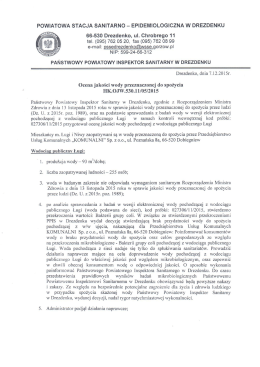 POWIATOWA STACJA SANITARNO