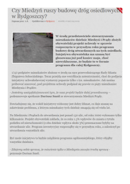 Portal Kujawski artykuł z 7 maja