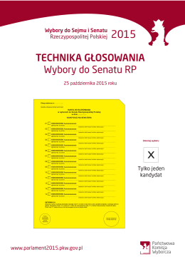 ECHNIKA GŁOSOWANIA