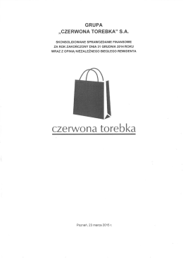 CZT Skonsolidowane sprawozdanie finansowe 2014