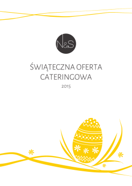 ŚWIĄTECZNA OFERTA CATERINGOWA