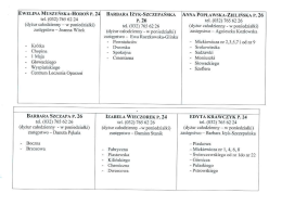 Dane kontaktowe Działu Pomocy Środowiskowej Nr 2 (PS2)