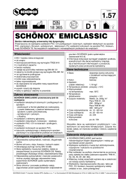 Schonox Emiclassic - MONDIS – wykładziny obiektowe