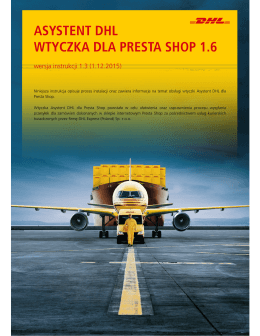 ASYSTENT DHL WTYCZKA DLA PRESTA SHOP 1.6