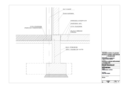 SŁUP STALOWY ŚCIANA MUROWANA PRZEKŁADKA