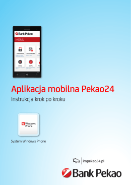 Aplikacja mobilna Pekao24