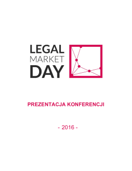 Legal Market Day 2016