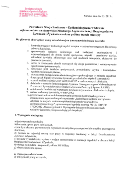 Powiatowa Stacja Saaitamo-Epiderniologiwm Powiatowa Stacja