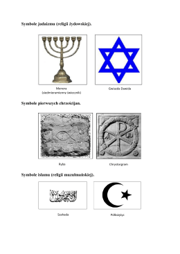 Symbole judaizmu (religii żydowskiej). Symbole pierwszych