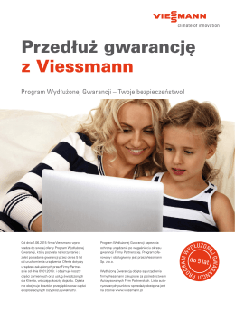 Przedłuż gwarancję z Viessmann (PDF 317 KB)