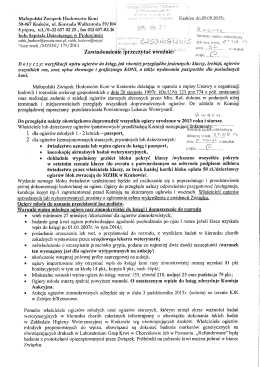 Małopolski Związek Hodowców Koni = 1 f in Kraków dn.05.09.2015r