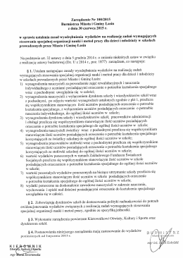 100/2015 w sprawie ustalenia zasad wyodrębniania wydatk&oacute;w na