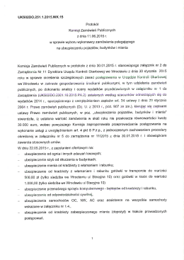 UK802D0.251.1.2015.WK.15 Protokół