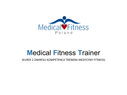 Medical Fitness Trainer
