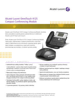 Alcatel-Lucent OmniTouch 4125 Compact Conferencing Module