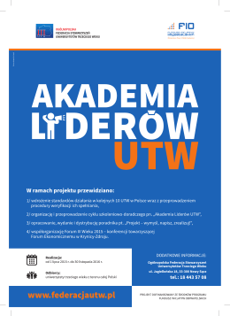 AKADEMIA LIDERÓW UTW