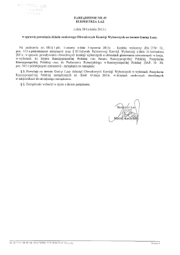 Skład obwodowych komisji wyborczych