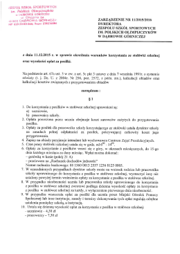 Pobierz zarządzenie dotyczące korzystania ze stoł&oacute;wki szkolnej.