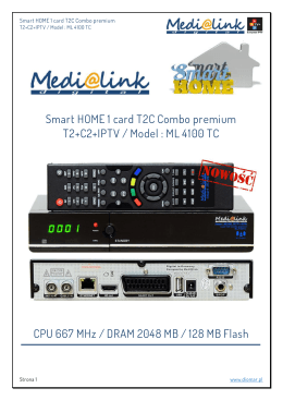 Smart HOME 1 card T2C Combo premium T2+C2+IPTV / Model : ML