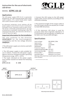 MODEL: GTPC-15-12