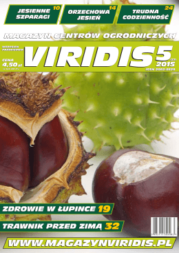 1 Okładka2.cdr - Magazyn Ogrodniczy VIRIDIS